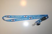 ARGENTINA BLUE COUNTRY FLAG  LANYARD KEYCHAIN PASSHOLDER ... FIFA WORLD CUP FOOTBALL SOCCER ... NEW
