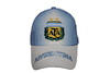 ARGENTINA BLUE WHITE , 2 STARS AFA LOGO FIFA WORLD CUP EMBROIDERED SOCCER HAT CAP