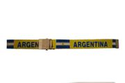 ARGENTINA COUNTRY FLAG - 1.25 INCH CANVAS BELT WITH BUCKLE