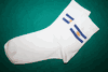 ARGENTINA COUNTRY FLAG PAIR OF WHITE HIGH QUALITY DRESS SOCKS .. 2 SIZES AVAILABLE .. MEN'S & WOMEN'S ... NEW IN PACKAGE 