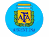 ARGENTINA FIFA WORLD CUP SOCCER FOOTBALL ROUND CAR MAGNET .. NEW