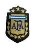 ARGENTINA 3 STAR NEW FIFA WORLD CUP SOCCER FOOTBALL PATCH CREST BADGE .. SIZE 3.25 X 2 INCHES ... NEW