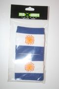 ***SOLD OUT***ARGENTINA SET OF 2 COUNTRY FLAG WRISTBANDS SWEATBANDS .. NEW