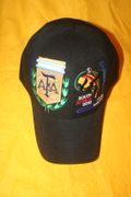ARGENTINA SOCCER FOOTBALL FIFA WORLD CUP 2010 SOUTH AFRICA BLACK HAT CAP .. NEW