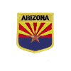 ARIZONA USA SHIELD FLAG IRON ON PATCH CREST BADGE 3 X 3 1/2 INCHES ... NEW