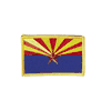 ARIZONA USA STATE FLAG IRON ON PATCH CREST BADGE 2 1/8 X 3 1/4 INCHES ... NEW