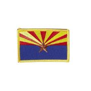 ARIZONA USA STATE FLAG IRON ON PATCH CREST BADGE 2 1/8 X 3 1/4 INCHES ... NEW