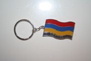 ARMENIA COUNTRY FLAG METAL EMBOSSED KEYCHAIN .. NEW