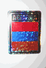 ARMENIA COUNTRY FLAG SMALL METALIC CAR AUTOMOBILE BUMPER STICKER DECAL EMBLEM . NEW