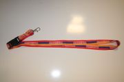 ARMENIA COUNTRY FLAG STRIPED LANYARD KEYCHAIN PASSHOLDER ... NEW