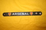 ARSENAL FC BLACK SOCCER WRIST BAND FOOTBALL NEW
