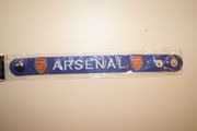 ARSENAL FC BLUE SOCCER WRIST BAND... EUROPEAN SOCCER FOOTBALL CLUB