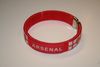 ARSENAL FC FOOTBALL CLUB SOCCER RED FLEXIBLE METAL NYLON BRACELET ... NEW