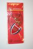 ARSENAL FOOTBALL CLUB SOCCER METAL KEYCHAIN .. NEW