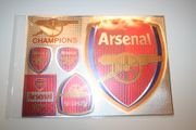 ARSENAL FOOTBALL SOCCER CLUB COLLECTION OF STICKERS .. NEW
