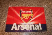 ARSENAL SMALL 2' X 3' FOOTBALL CLUB BANNER FLAG TAPESTRY .. NEW