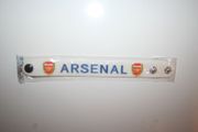 ARSENAL WHITE SOCCER FOOTBALL WRISTBAND BRACELET .. NEW