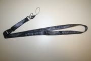 ASTON MARTIN BLACK HIGH QUALITY CAR LANYARD KEYCHAIN PASSHOLDER .. NEW