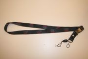 AUDI BLACK CAR AUTOMOBILE LANYARD KEYCHAIN PASSHOLDERS ... NEW