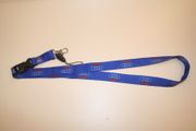 AUDI BLUE CAR AUTOMOBILE  LANYARD KEYCHAIN PASSHOLDER ... NEW