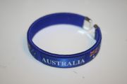 AUSTRALIA BLUE COUNTRY FLAG FLEXIBLE C BRACELET WRISTBAND .. NEW