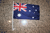 AUSTRALIA COUNTRY CAR FLAG FOR YOUR AUTOMOBILE WITH POLE .. NEW