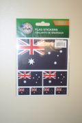 AUSTRALIA COUNTRY FLAG COLLECTION OF 7 DIFFERENT SIZE STICKERS .. NEW