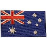 AUSTRALIA Country Flag Iron - On PATCH CREST BADGE