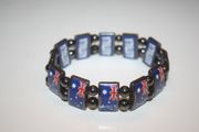 AUSTRALIA COUNTRY FLAG METAL REVERSIBLE SPORTS BRACELET ... FIFA WORLD CUP .. NEW
