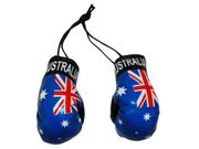 AUSTRALIA COUNTRY FLAG MINI BOXING GLOVES ..HIGH QUALITY .. NEW