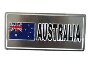AUSTRALIA COUNTRY FLAG SMALL METAL LICENSE PLATE STICKER DECAL EMBLEM .. NEW
