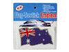 AUSTRALIA COUNTRY FLAG WAVY BUMPER DECAL STICKER EMBLEM ...