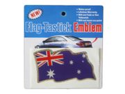 AUSTRALIA COUNTRY FLAG WAVY BUMPER DECAL STICKER EMBLEM ...