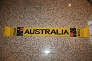 AUSTRALIA COUNTRY FLAG YELLOW AND BLACK SCARF SCARVES .. FIFA WORLD CUP SOCCER FOOTBALL ..NEW