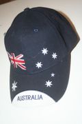AUSTRALIA DARK BLUE COUNTRY FLAG HAT CAP .. FIFA WORLD CUP SOCCER FOOTBALL RUGBY .. NEW