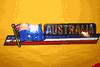 AUSTRALIA METAL COUNTRY FLAG BUMPER STICKER ...NEW