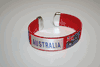 AUSTRALIA RED COUNTRY FLAG SUPER THICK BRACELET WRISTBAND ... NEW