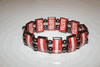 AUSTRIA COUNTRY FLAG FLEXIBLE METAL SPORTS BRACELET WRISTBAND .. NEW