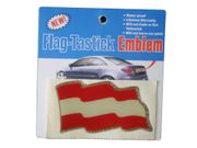 AUSTRIA COUNTRY FLAG WAVY BUMPER DECAL STICKER EMBLEM ...