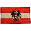 AUSTRIA With EAGLE Country Flag Iron - On PATCH CREST BADGE