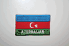 AZERBAIJAN COUNTRY FLAG SMALL IRON ON PATCH CREST BADGE .. NEW