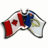 AZORES / CANADA COUNTRY FLAG SMALL METAL LAPEL FRIENDSHIP LAPEL PIN BADGE .. ACORES ... NEW AZORES / CANADA COUNTRY FLAG SMALL METAL LAPEL FRIENDSHIP LAPEL PIN BADGE .. ACORES ... NEW