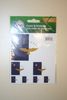 AZORES COUNTRY FLAG COLLECTION OF 7 DIFFERENT SIZE STICKERS .. ACORES .. NEW