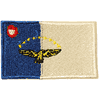 AZORES Country Flag Iron - On PATCH CREST BADGE