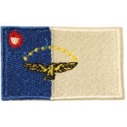 AZORES Country Flag Iron - On PATCH CREST BADGE