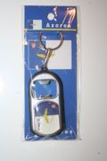 AZORES COUNTRY FLAG LED LIGHT BOTTLE OPENER KEYCHAIN .. ACORES .. NEW