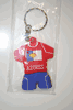 AZORES RED SOCCER JERSEY KEYCHAIN ... FIFA WORLD CUP FOOTBALL ... NEW