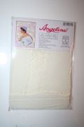 BABY YELLOW LACY PANTYHOSE TIGHTS WITH FANCY BOTTOM BY ANGELINA .. SMALL MEDIUM LARGE ... NEW