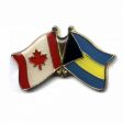 BAHAMAS / CANADA COUNTRY FLAG SMALL METAL FRIENDSHIP LAPEL PIN BADGE .. NEW