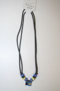 BAHAMAS COUNTRY FLAG METAL NECKLACE CHOKER .. NEW